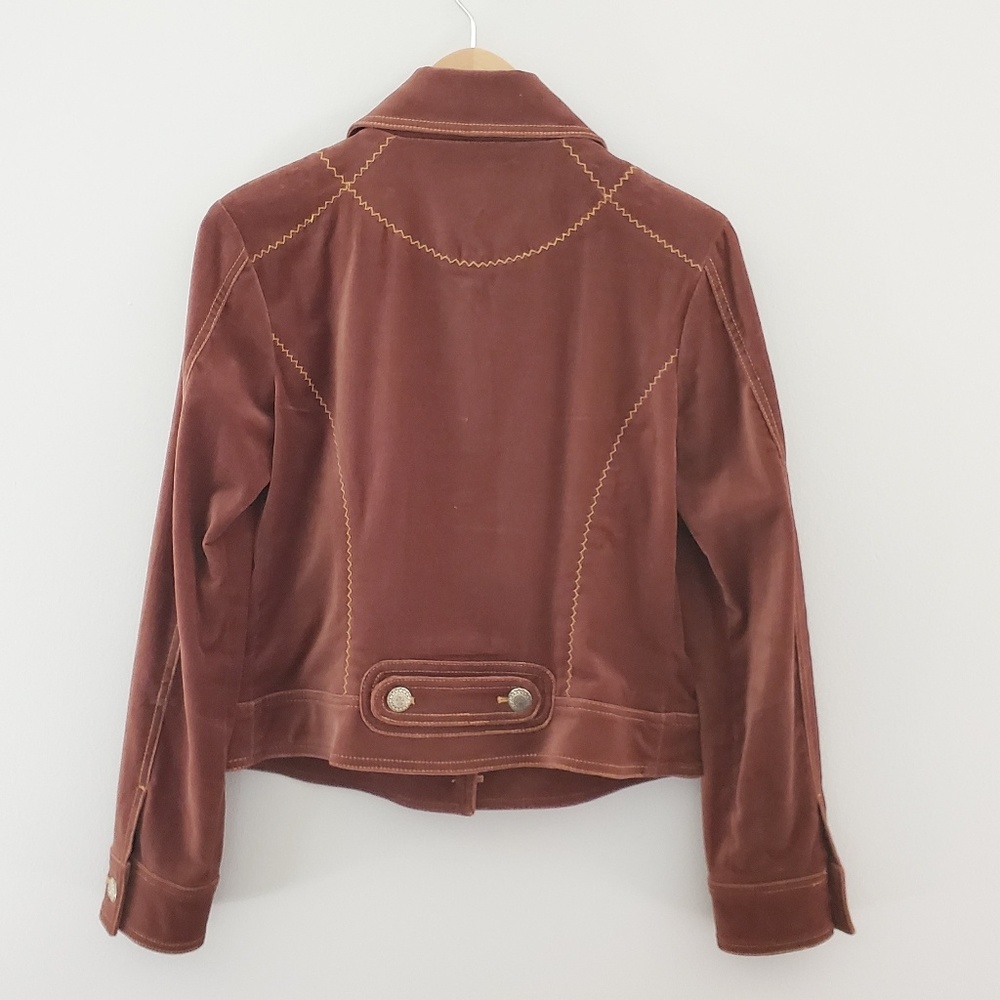 Cache Brown Jacket With Button Details - image 3